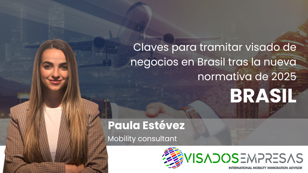 tramitar visado de negocios Brasil
