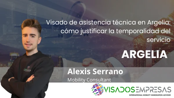 visado de asistencia temporal
