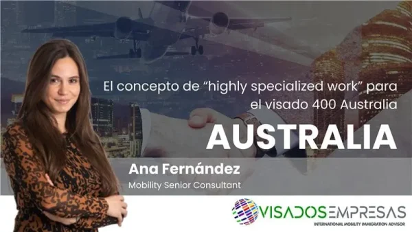 visado 400 de Australia Visados Empresas